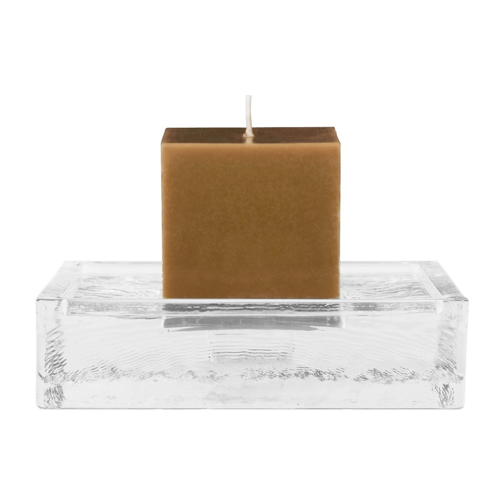 Bougeoir Gradia – carré – transparent — vue 4