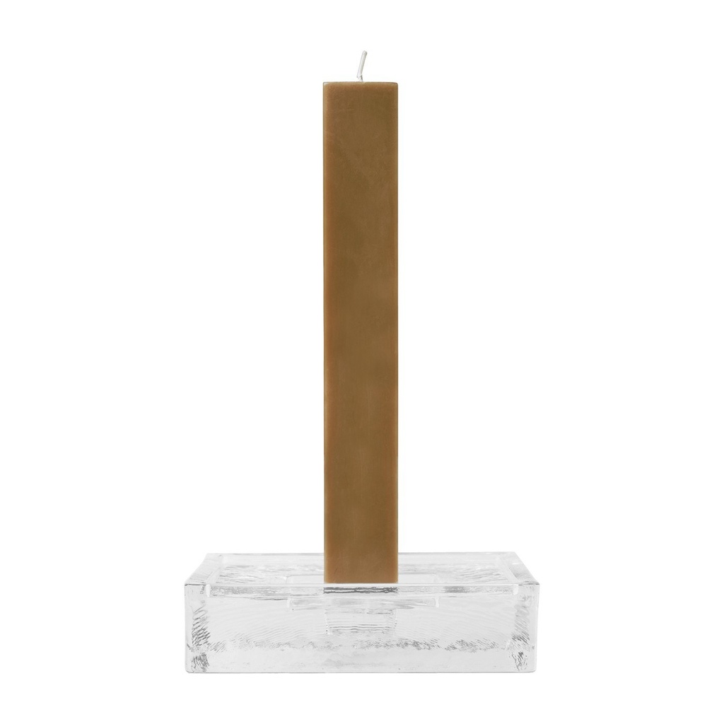 Bougeoir Gradia – carré – transparent — vue 5