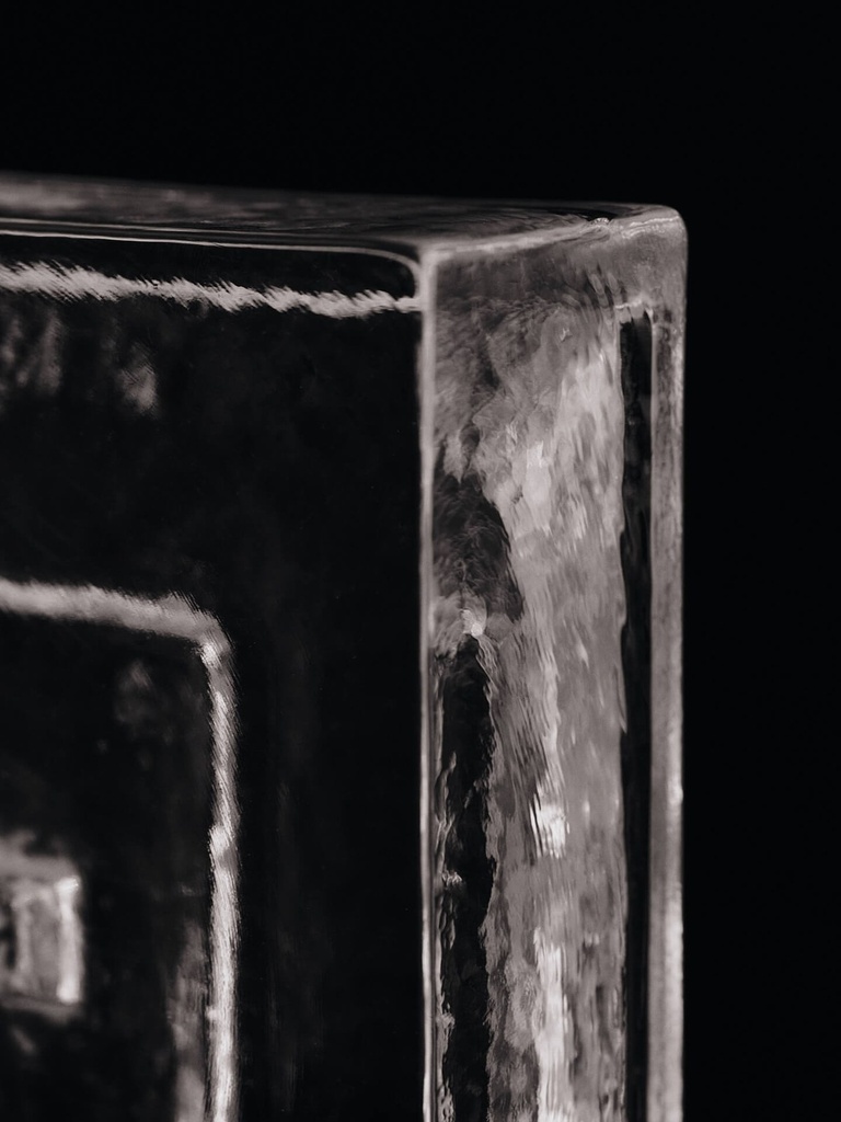Bougeoir Gradia – carré – transparent — vue 6