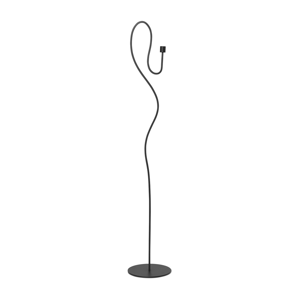 Bougeoir sur pied Valse – noir — vue 2