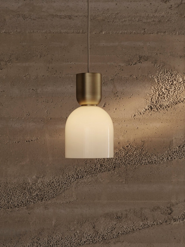 Abat-jour opale Bell – blanc — vue 2