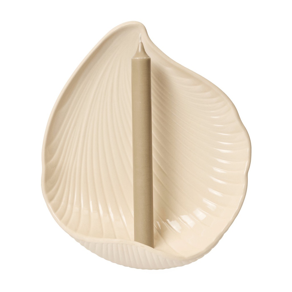 Bougeoir mural Shell – blanc cassé — vue 2