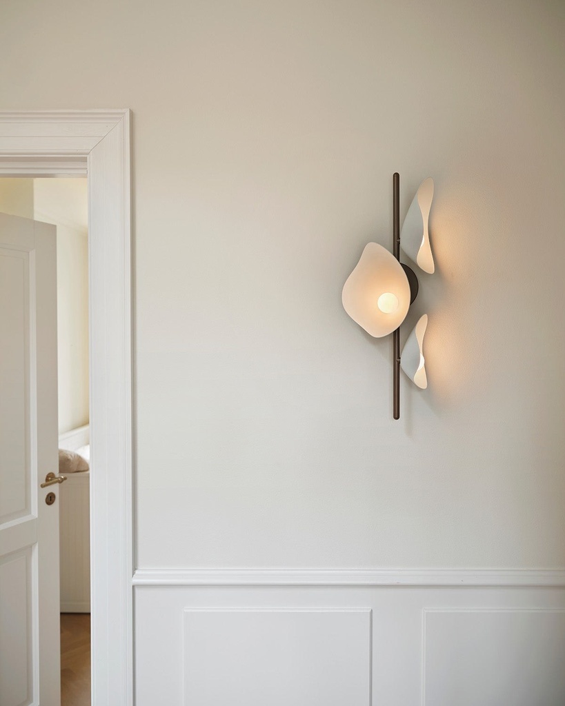 Applique Florii 3 – bronze foncé / blanc — bronze foncé / blanc — vue 2