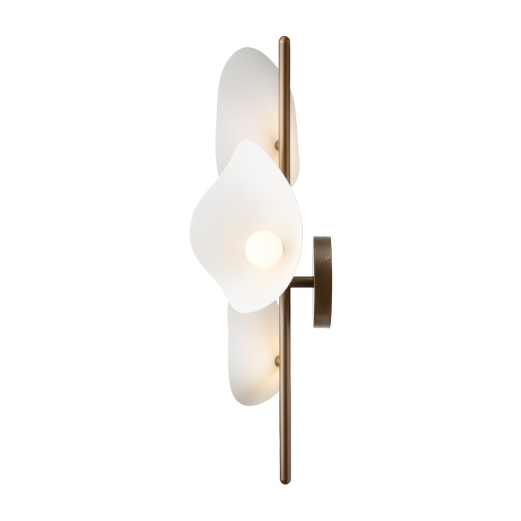 Applique Florii 3 – bronze foncé / blanc — bronze foncé / blanc — vue 3