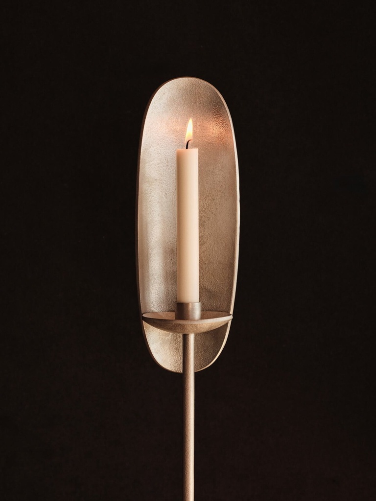 Bougeoir de sol Agapé – aluminium — vue 3