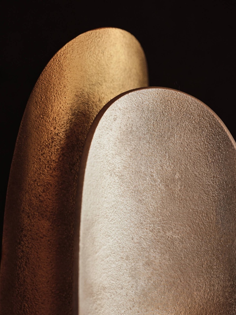 Bougeoir de sol Agapé – aluminium — vue 4