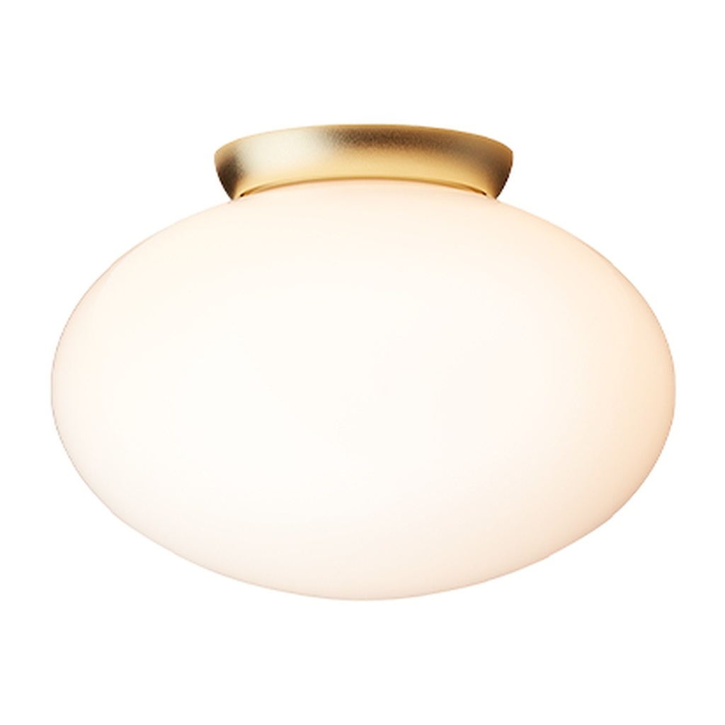 Applique Rizzatto 301 – laiton satiné / verre opale — laiton satiné / verre opale — vue 4