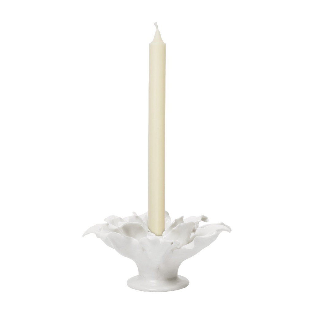 Bougeoir Holly Leaf – blanc cassé — vue 3