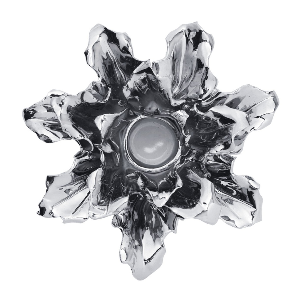 Bougeoir Holly Leaf – argenté — vue 2