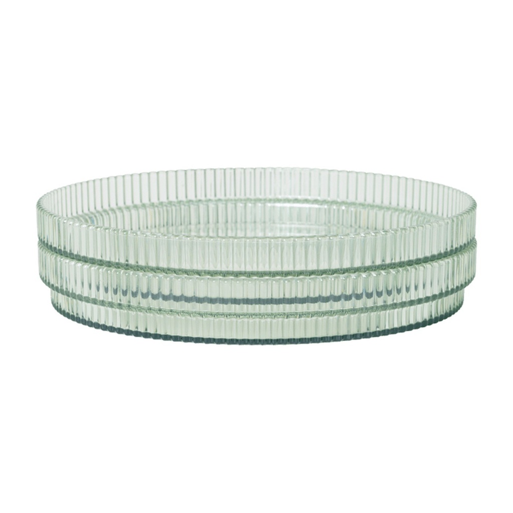 Assiettes enfant Ripple – Tea Green – lot de 2 — vue 2