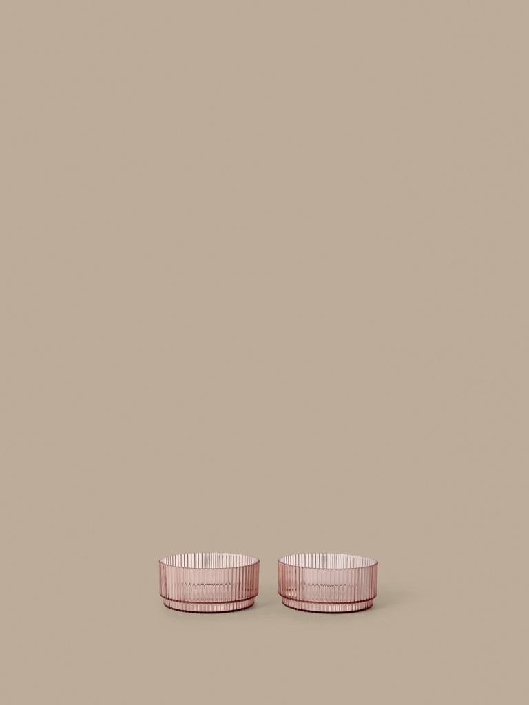 Bols enfant Ripple – rose poudré – lot de 2 — vue 4