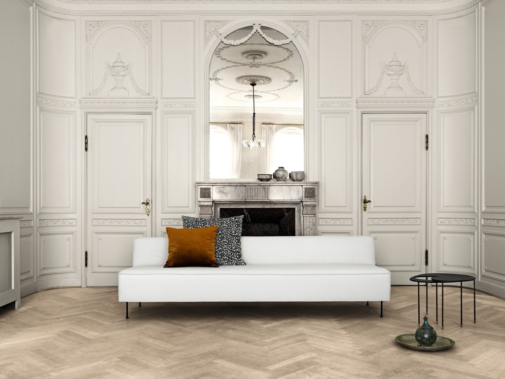 Banquette Modern Line entièrement tapissée — ambiance 1