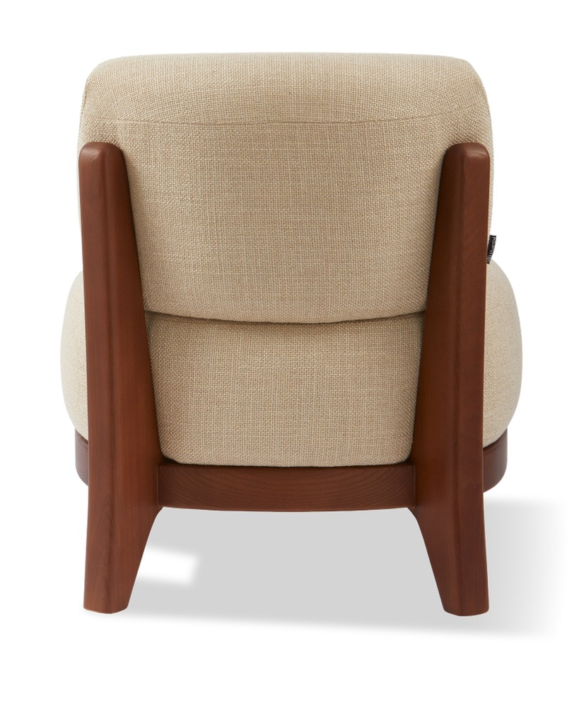 Fauteuil Fizz Smooth – beige – l 64 × P 72 × H 73 cm — vue 4