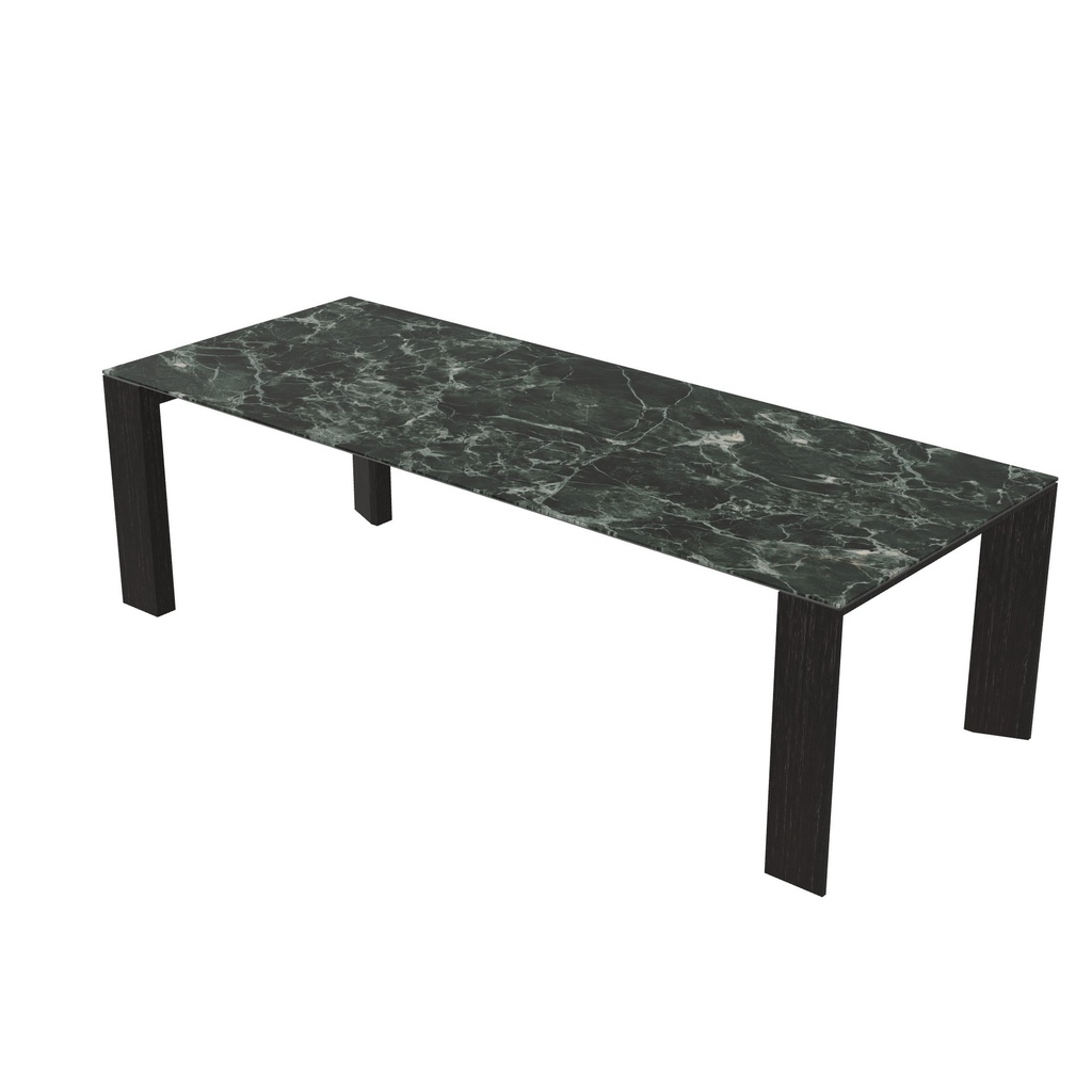 Plateau Verde Aver, pieds chêne teinté wengé
