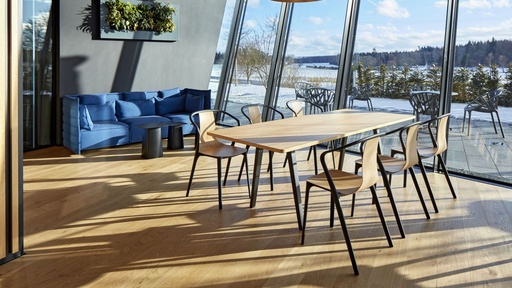 Fauteuil Belleville Armchair Wood — ambiance 1