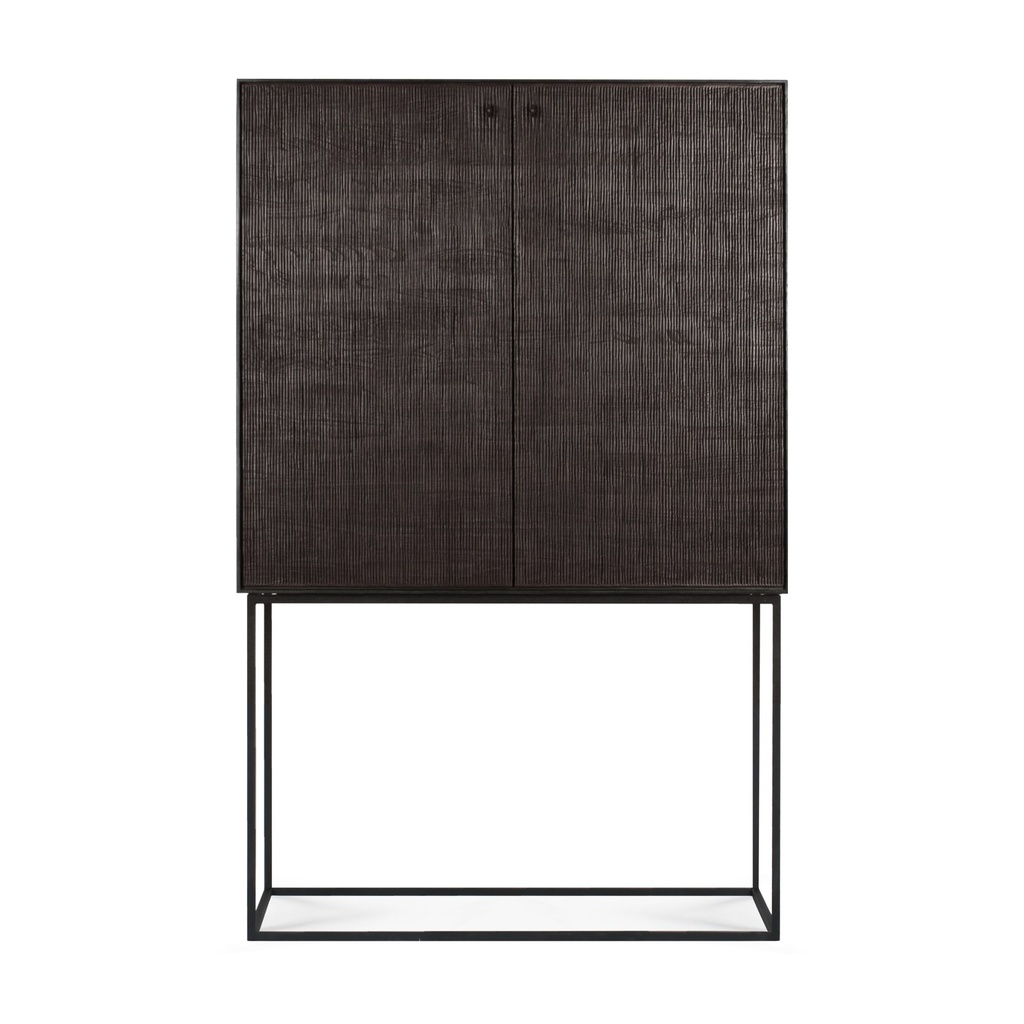 Armoire Grooves – teck noir profond –  2