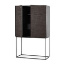 Armoire Grooves – teck noir profond –  5
