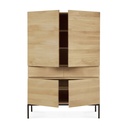 Armoire Ligna – Chêne noir – 110×50×16 2