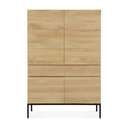 Armoire Ligna – Chêne noir – 110×50×16 3
