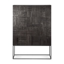 Armoire Tabwa – teck noir profond – 12 2