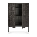 Armoire Tabwa – teck noir profond – 12 5
