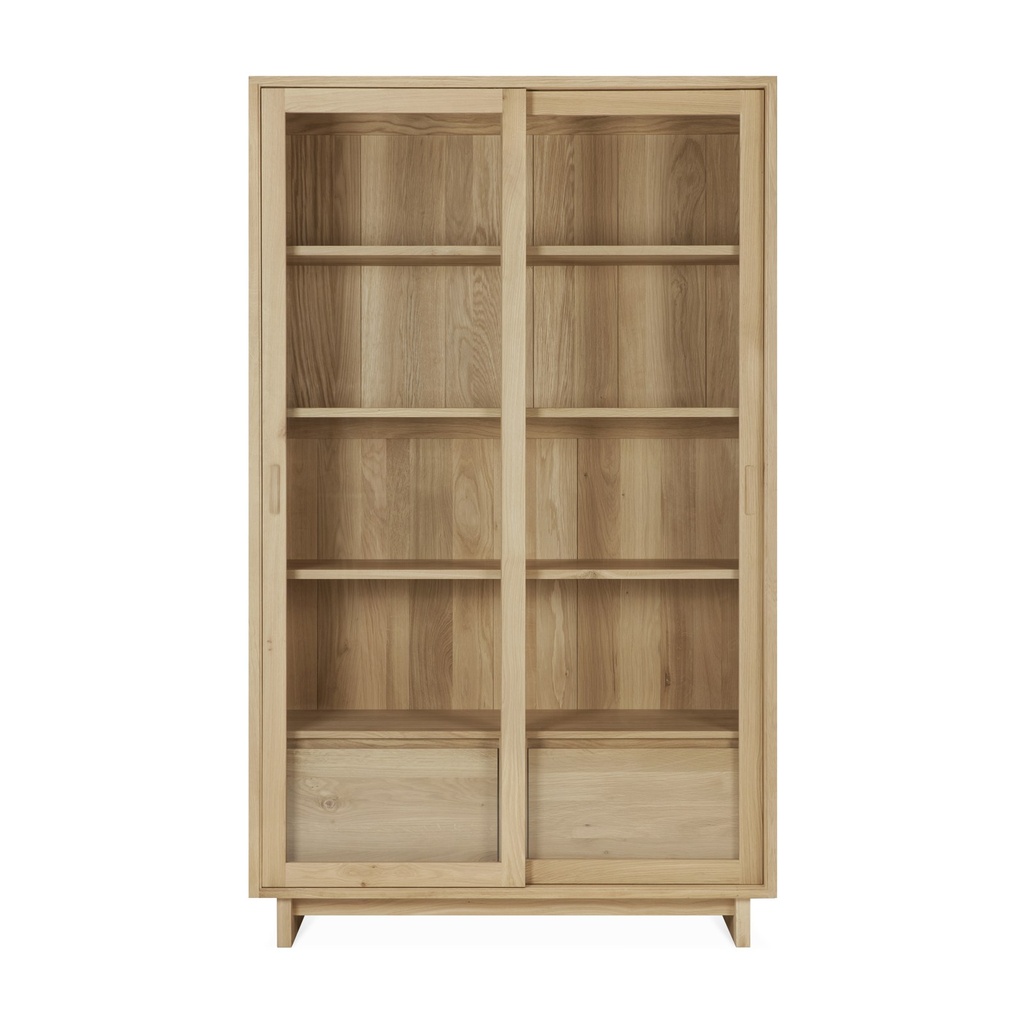 Armoire Wave – chêne naturel – 110×46× 2