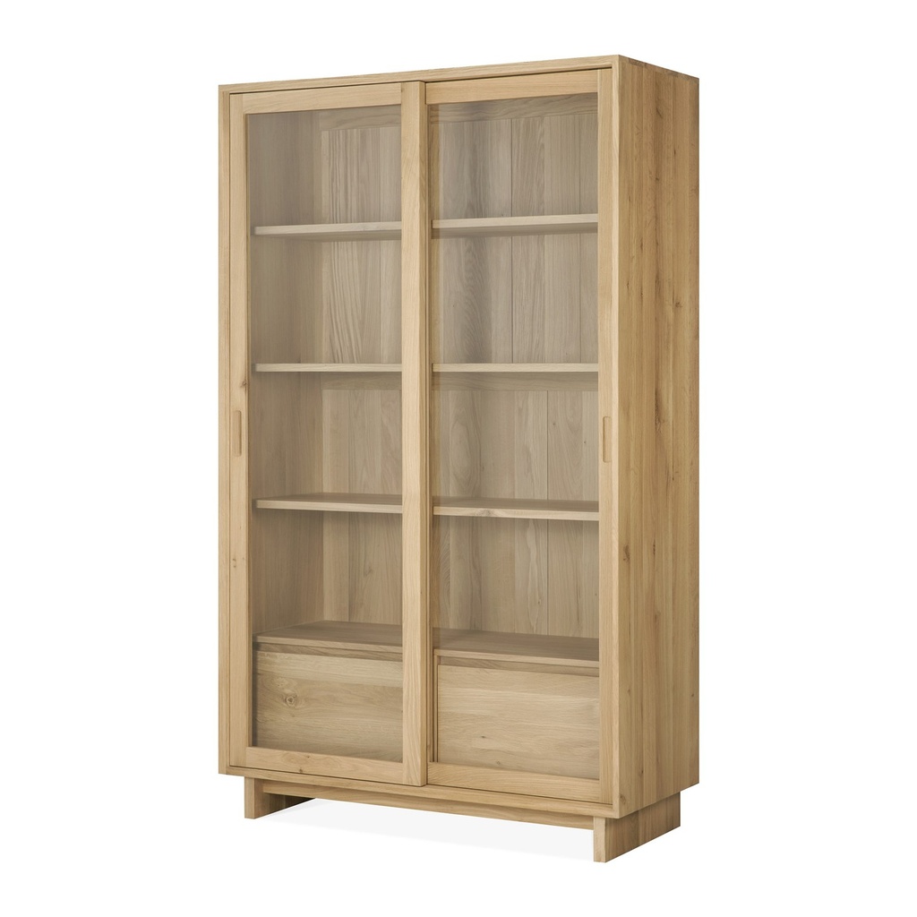 Armoire Wave – chêne naturel – 110×46× 3