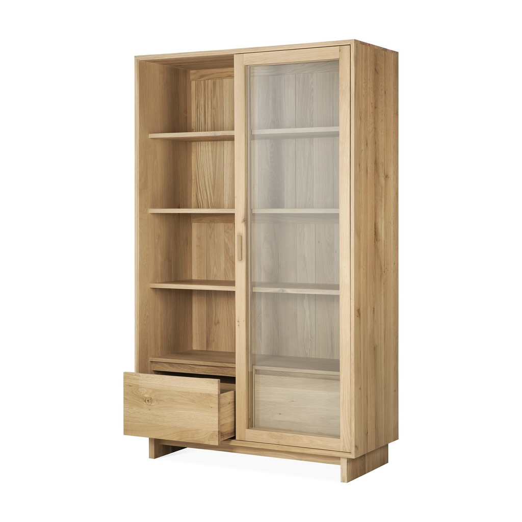 Armoire Wave – chêne naturel – 110×46× 4