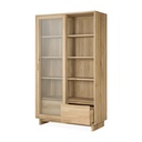 Armoire Wave – chêne naturel – 110×46× 5