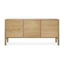Buffet Pi - chêne - 3 portes 174x45 H8 2