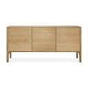 Buffet Pi - chêne - 3 portes 174x45 H8 4
