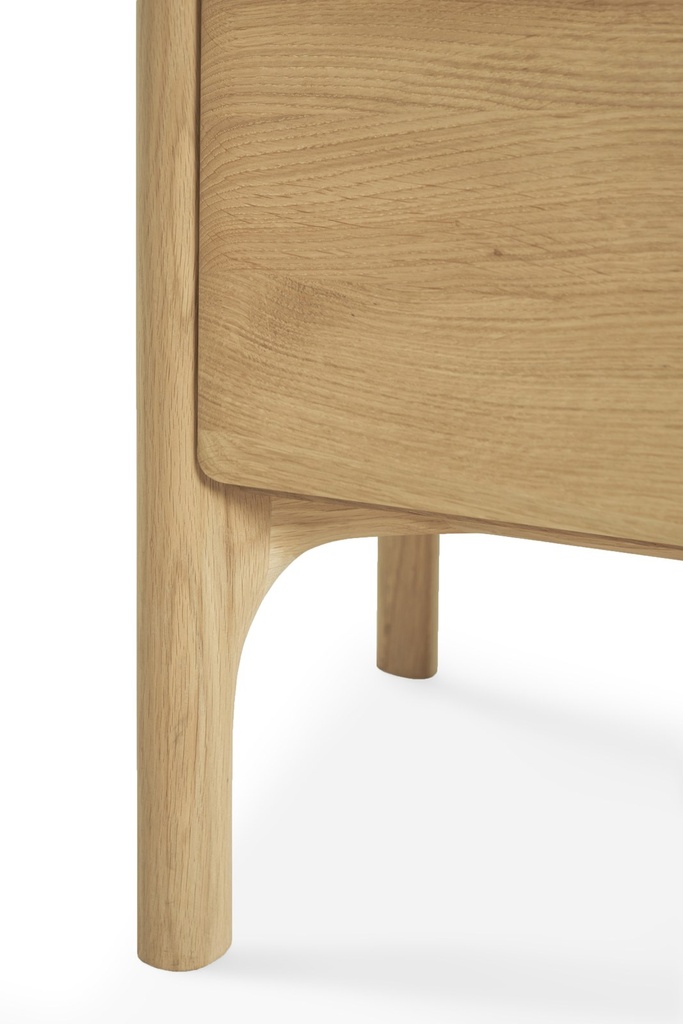 Buffet Pi chêne 4 portes - 230x45 H83 5