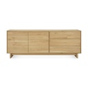 Buffet Wave – chêne naturel – 205×46×7 2
