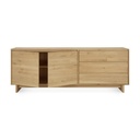 Buffet Wave – chêne naturel – 205×46×7 3