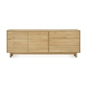 Buffet Wave – chêne naturel – 205×46×7 4