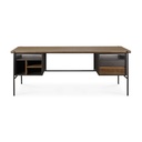 Bureau Oscar – teck naturel – 200×90×7 2