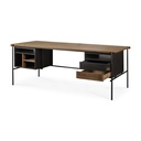 Bureau Oscar – teck naturel – 200×90×7 3