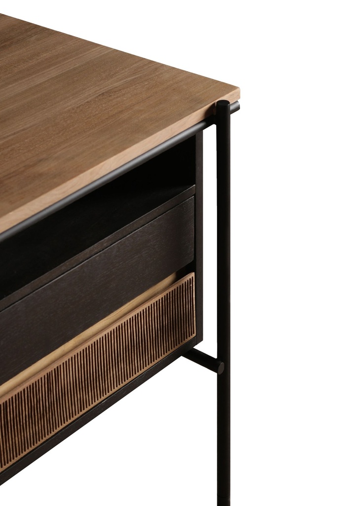 Bureau Oscar – teck naturel – 200×90×7 5