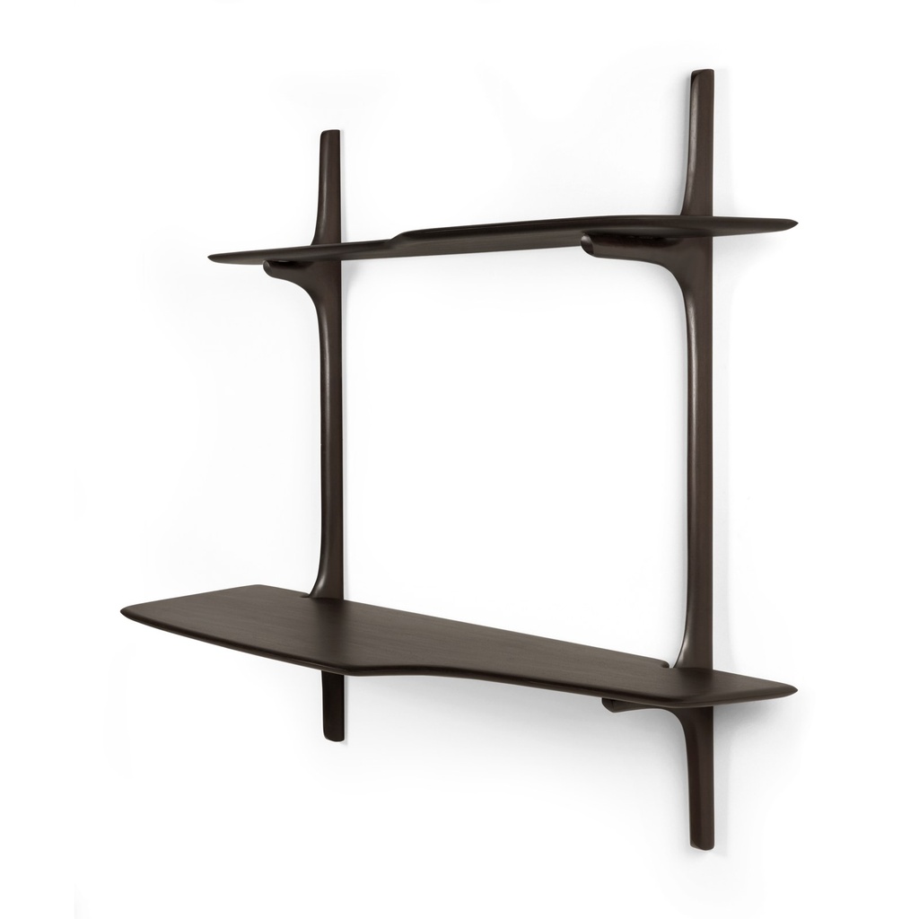 Bureau mural PI – acajou brun foncé –  4