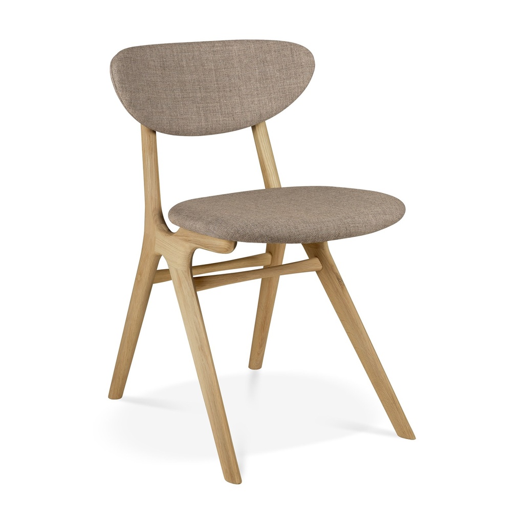 Chaise Eye – Chêne & Gris chaud Vernis 3