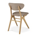 Chaise Eye – Chêne & Gris chaud Vernis 5