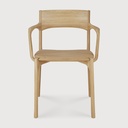 Chaise Pi - chêne - accoudoir - 55x53x 3