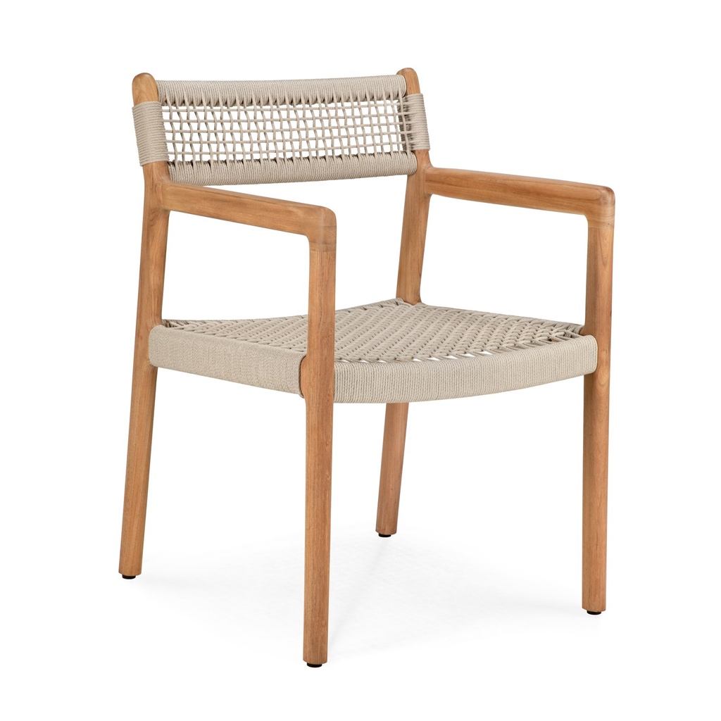 Chaise de jardin Jack Woven – teck nat 2