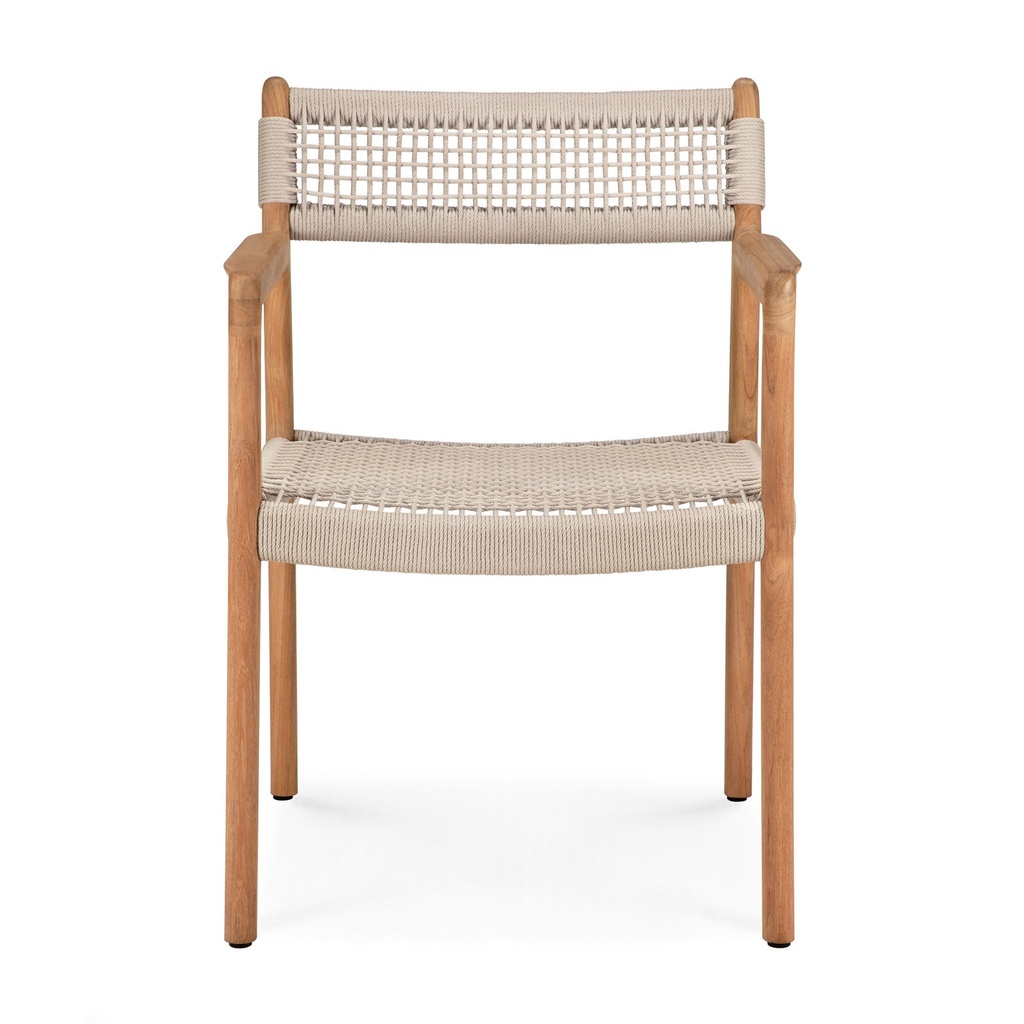 Chaise de jardin Jack Woven – teck nat 3