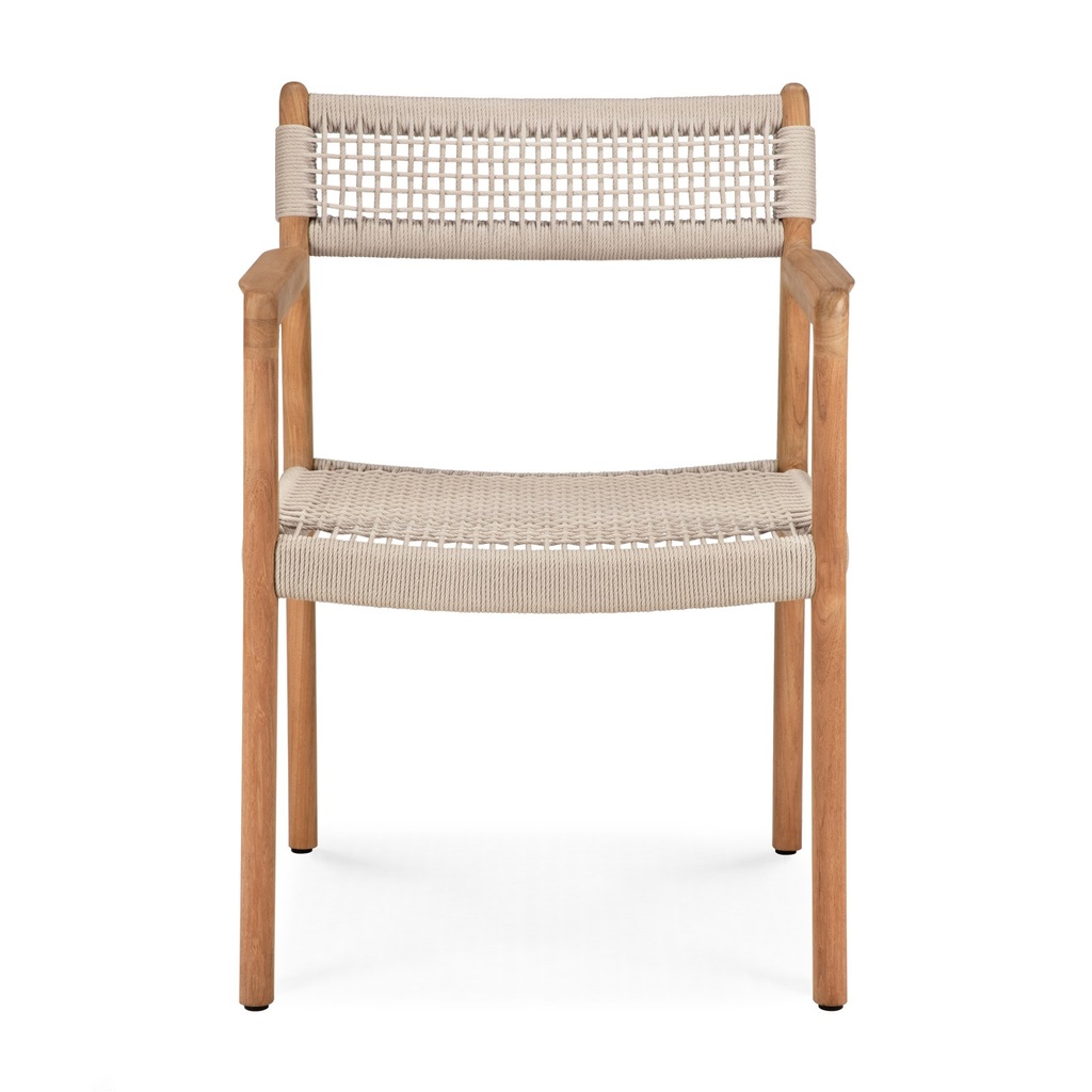 Chaise de jardin Jack Woven – teck nat 4