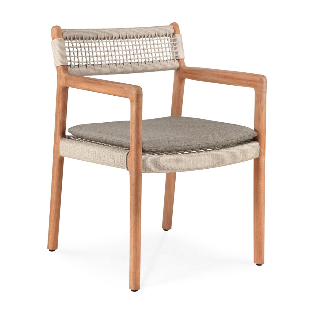 Chaise de jardin Jack Woven – teck nat 2