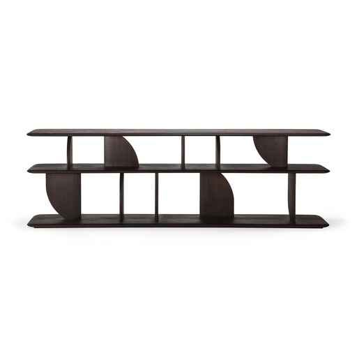 Console de canapé Geometric – teck bru 2
