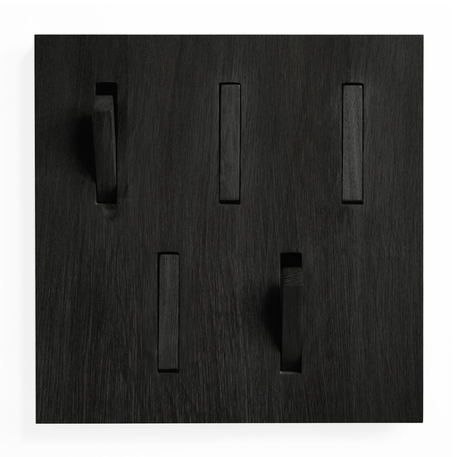 Porte manteaux utilitile - chêne noir  2