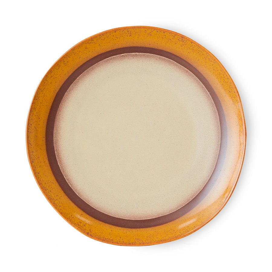 70s Ceramics : assiettes plates, Coconut 2