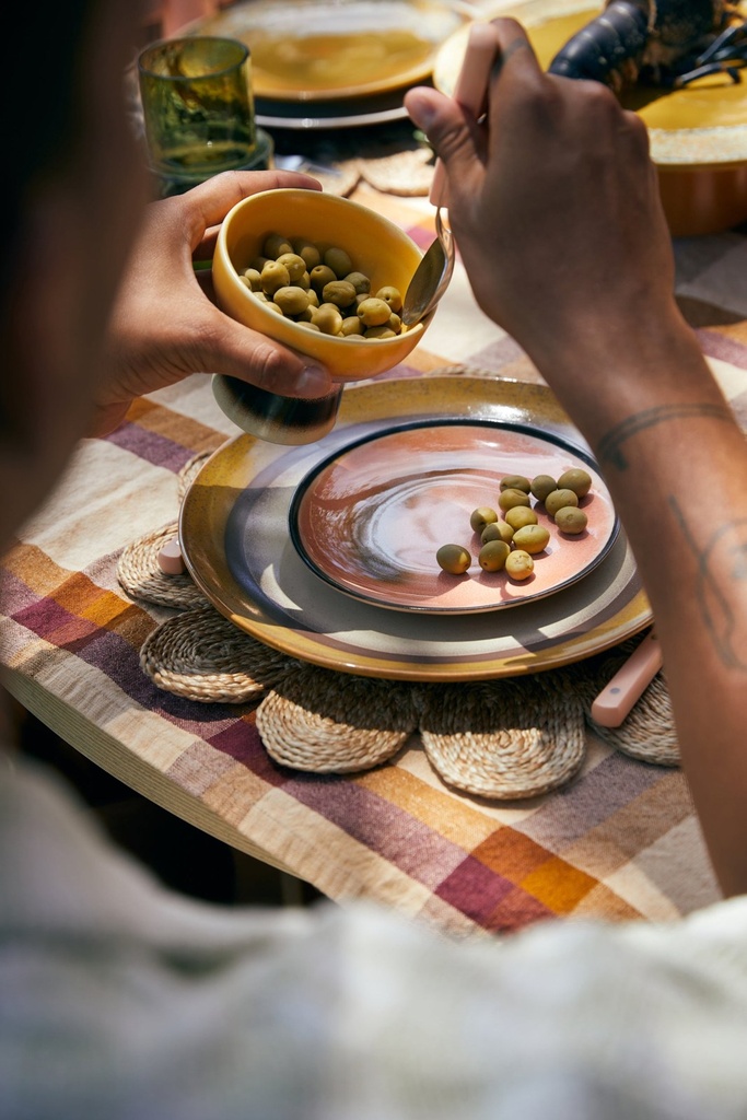 70s Ceramics : assiettes plates, Coconut 5